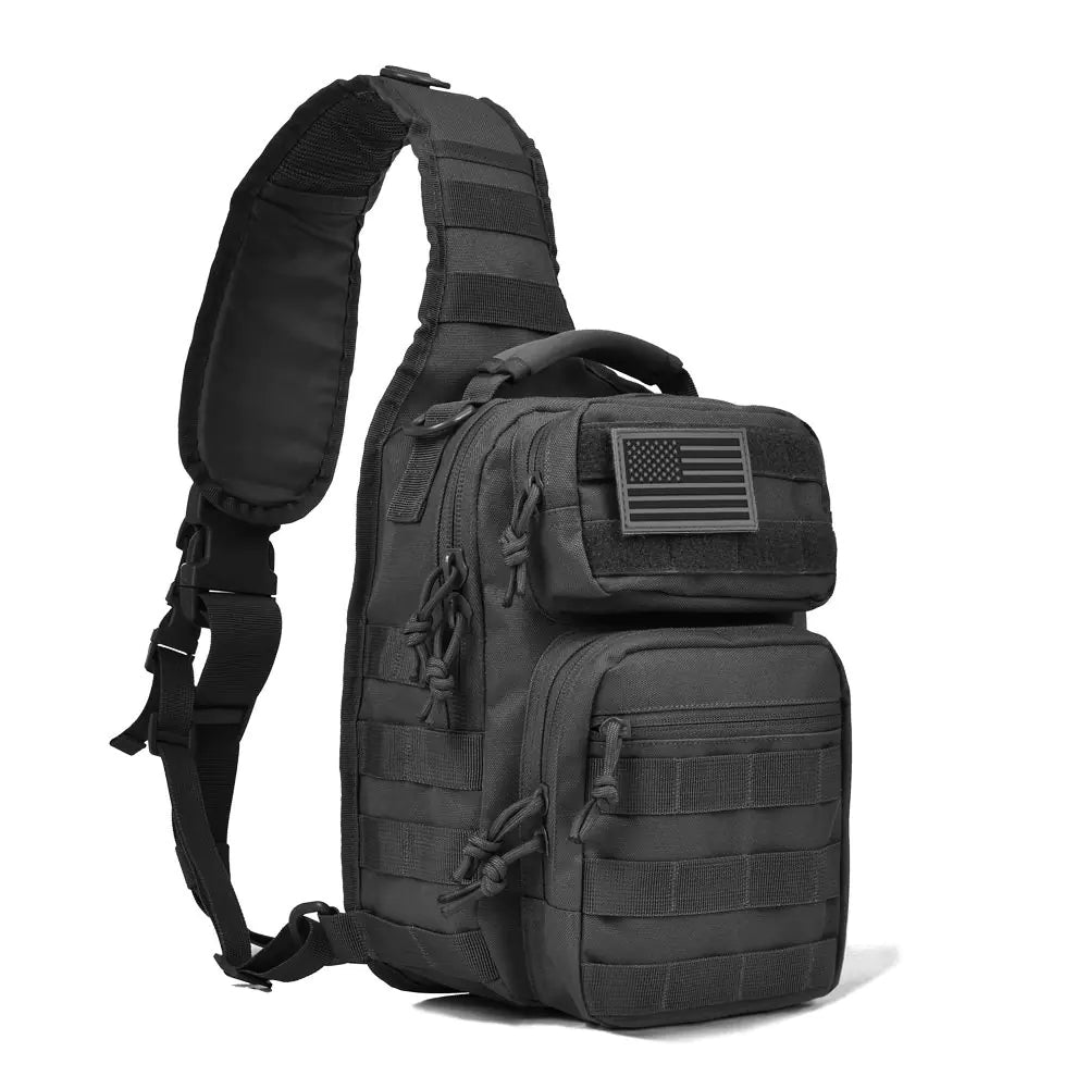 Tactical Sling Backpack (Black)