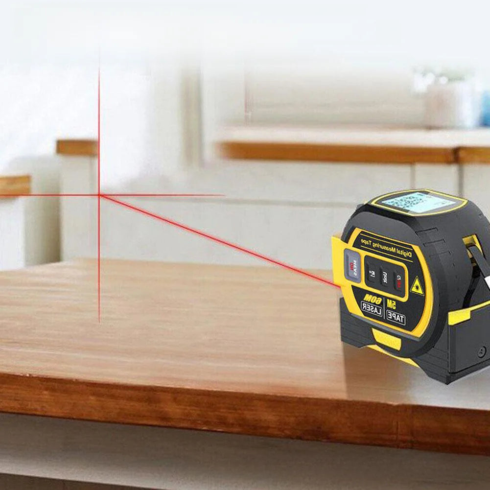 3-in-1 Laser Precision Measuring Tape