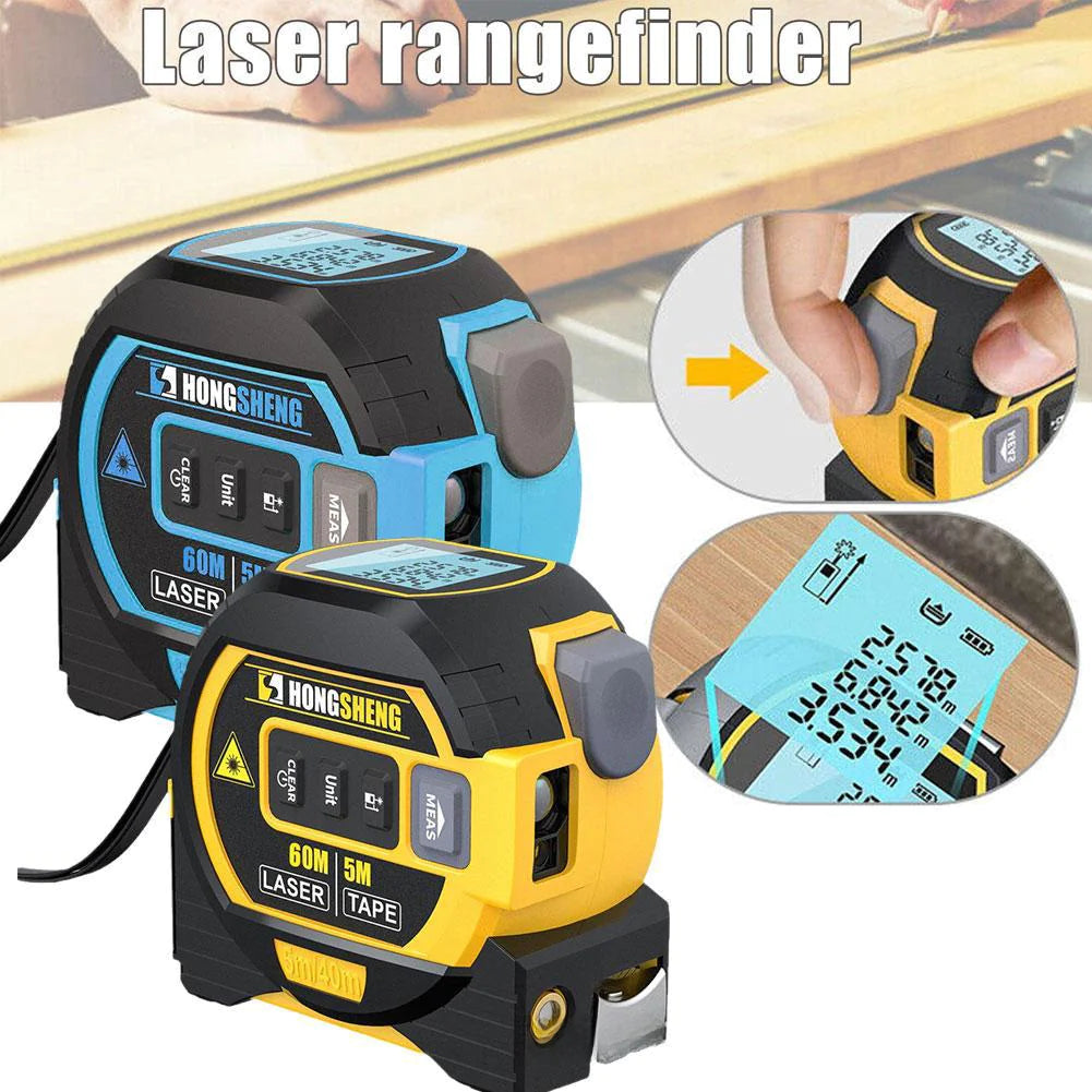 3-in-1 Laser Precision Measuring Tape
